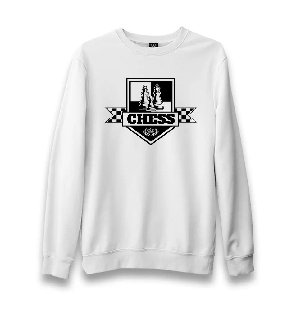 Chess - XX Unisex White Sweatshirt - Premium  from W.E.N.S. WIND - Just 10990! Shop now at W.E.N.S. WIND