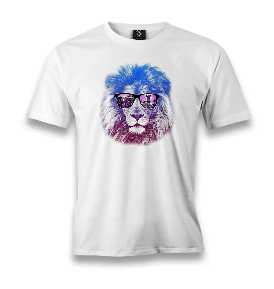 Summer - Lion Men's White Tshirt - Premium  from W.E.N.S. WIND - Just 6490! Shop now at W.E.N.S. WIND