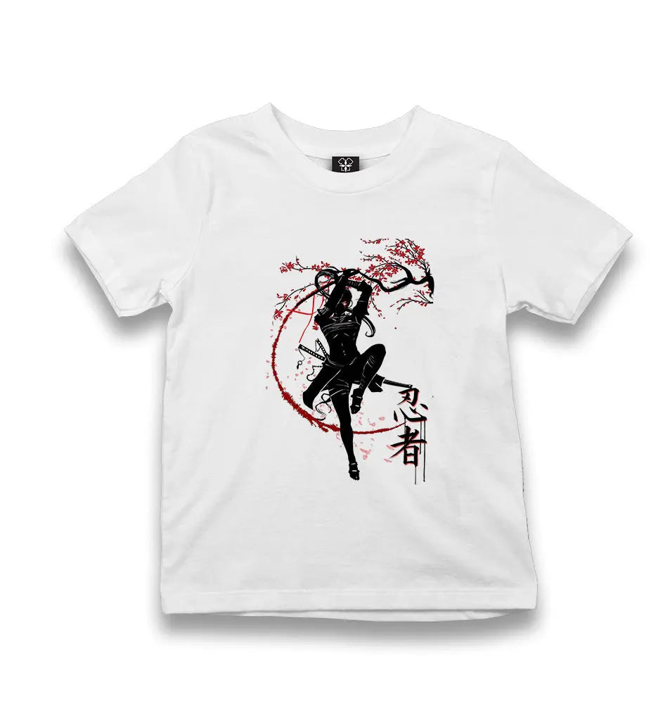 Japanese Warrior - Wind Kid's White Tshirt - Premium  from W.E.N.S. WIND - Just 5990! Shop now at W.E.N.S. WIND