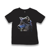 Wolf - Light Kid's Black T-shirt - Premium  from W.E.N.S. WIND - Just 5990! Shop now at W.E.N.S. WIND