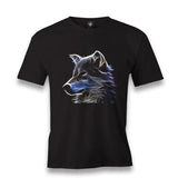 Wolf - Light Men's Black Tshirt - Premium  from W.E.N.S. WIND - Just 6490! Shop now at W.E.N.S. WIND