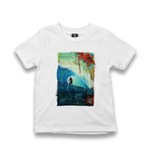 Summer - Surf And Waves Kid's White Tshirt - Premium  from W.E.N.S. WIND - Just 5990! Shop now at W.E.N.S. WIND