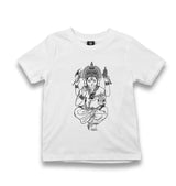 Yoga - Ganesha Kid's White Tshirt - Premium  from W.E.N.S. WIND - Just 5990! Shop now at W.E.N.S. WIND