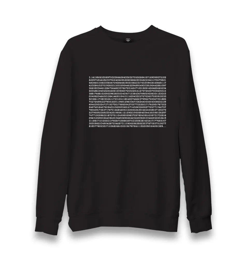 Mathematics - Pi Number Unisex Black Sweatshirt - Premium  from W.E.N.S. WIND - Just 10990! Shop now at W.E.N.S. WIND