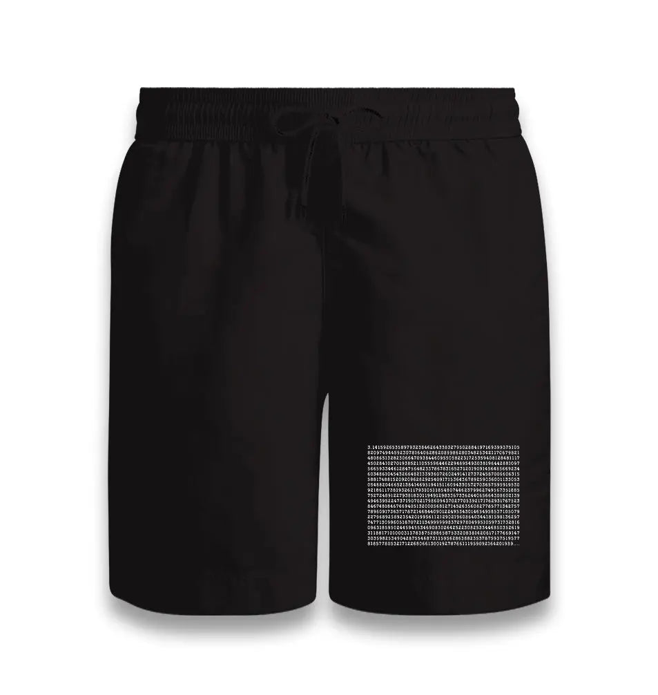 Mathematics - Pi Number Black Shorts - Premium  from W.E.N.S. WIND - Just 7990! Shop now at W.E.N.S. WIND