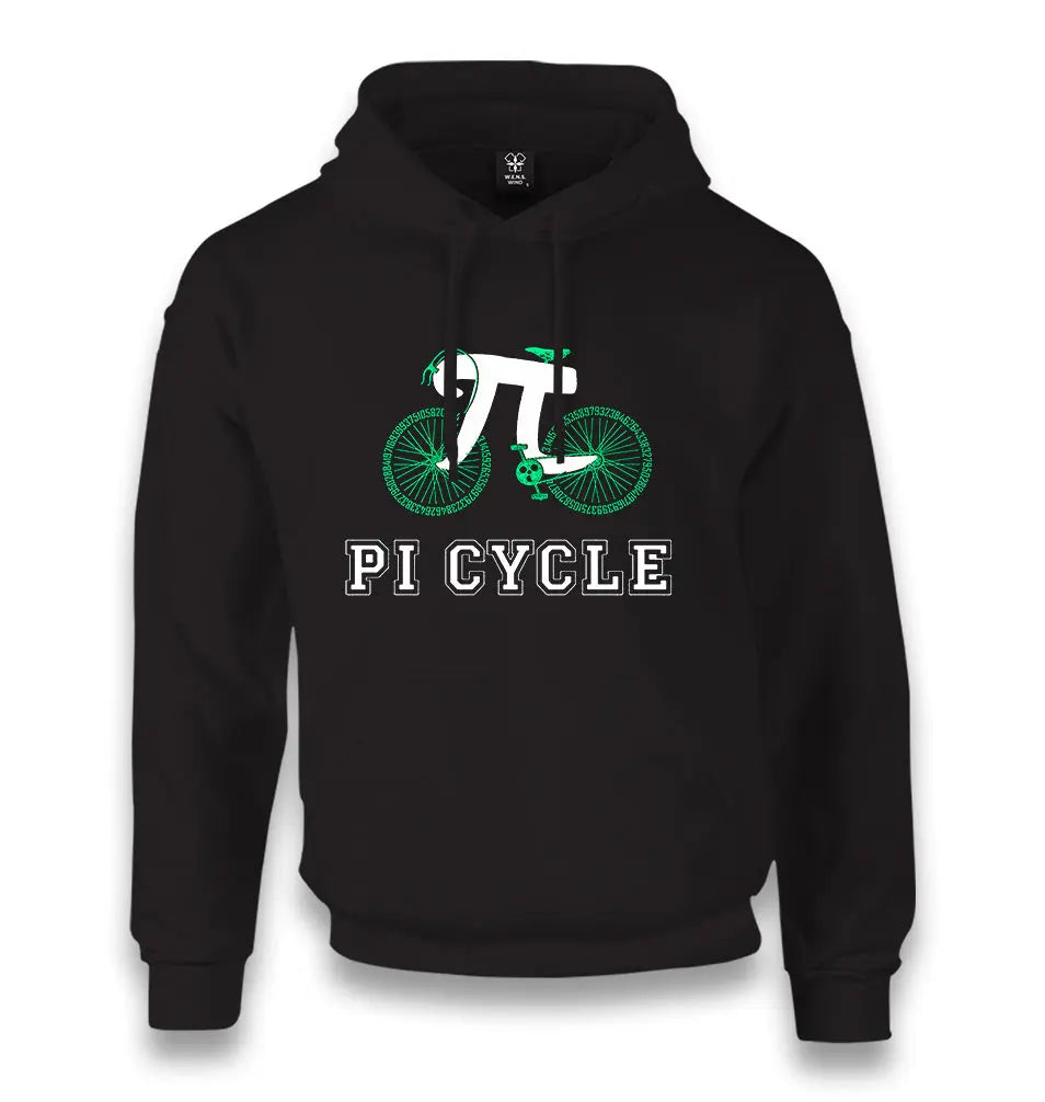 Mathematics - Pi cycle Unisex Black Hoodie - Premium  from W.E.N.S. WIND - Just 11990! Shop now at W.E.N.S. WIND