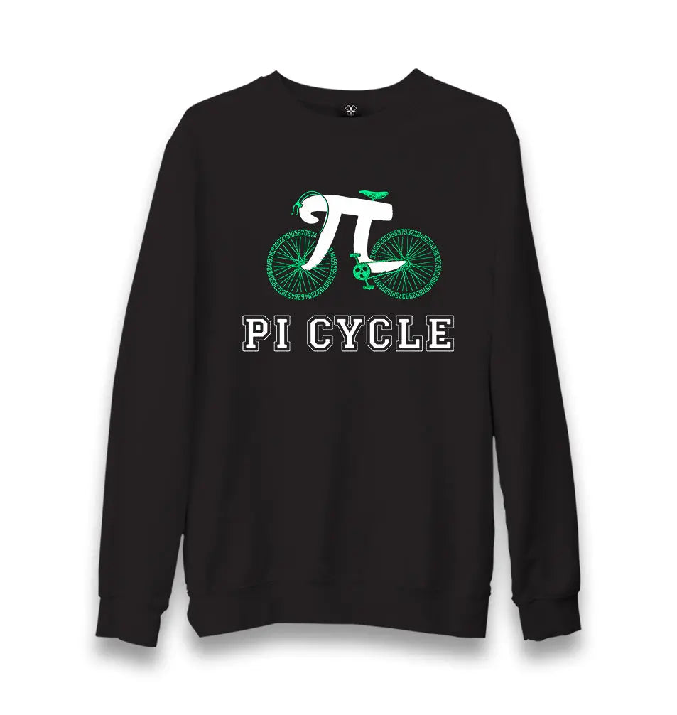 Mathematics - Pi cycle Unisex Black Sweatshirt - Premium  from W.E.N.S. WIND - Just 10990! Shop now at W.E.N.S. WIND