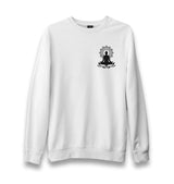 Yoga - Lotus Logo Unisex White Sweatshirt - Premium  from W.E.N.S. WIND - Just 10990! Shop now at W.E.N.S. WIND