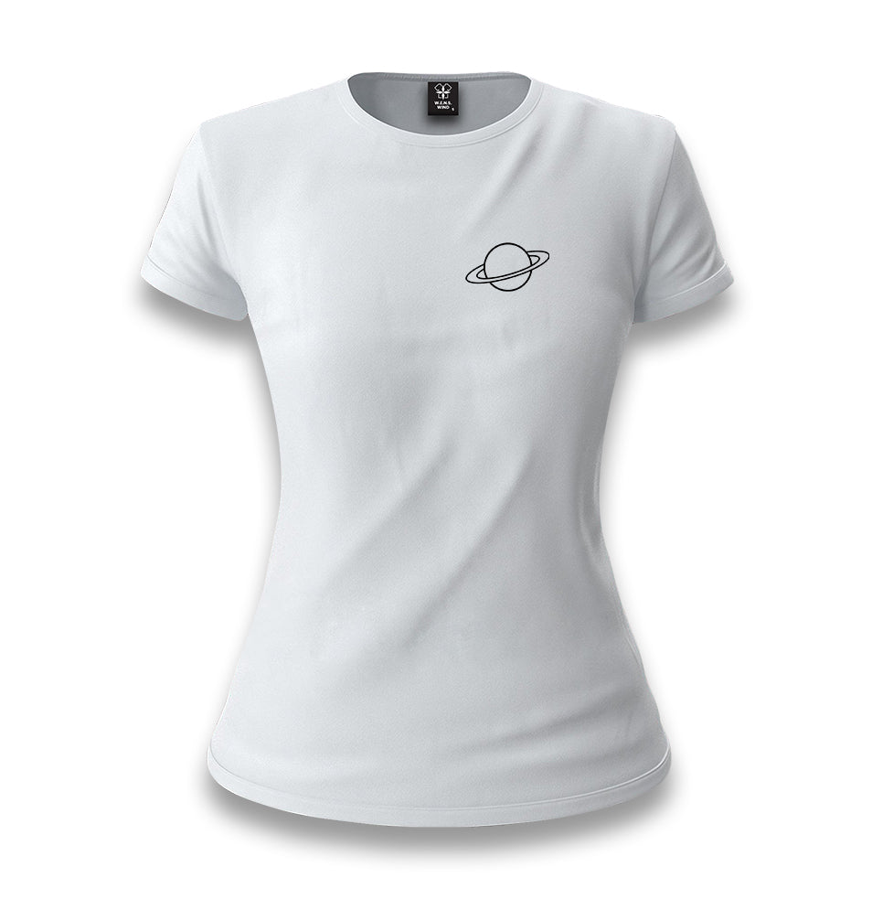 Saturn Logo X White Women T-shirt - Premium  from W.E.N.S. WIND - Just 6490! Shop now at W.E.N.S. WIND