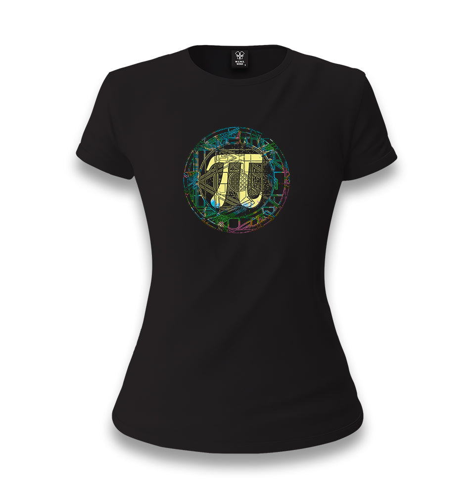 Mathematics - Pi Number VII Women's Black T-shirt - Premium  from W.E.N.S. WIND - Just 6490! Shop now at W.E.N.S. WIND