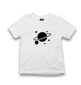 Saturn IV Logo Kid's White Tshirt - Premium  from W.E.N.S. WIND - Just 5990! Shop now at W.E.N.S. WIND