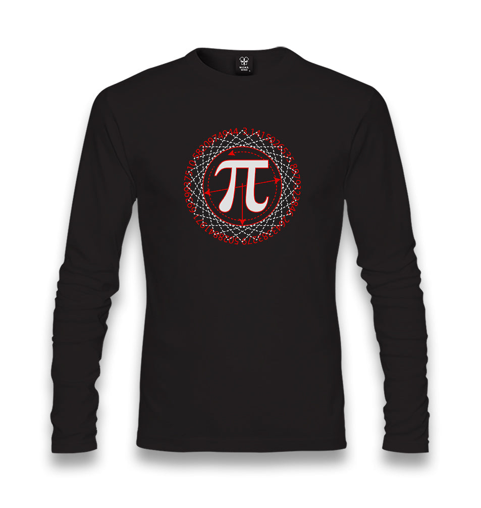 Mathematics - Pi Number IX Unisex Black Longsleeve - Premium  from W.E.N.S. WIND - Just 7990! Shop now at W.E.N.S. WIND