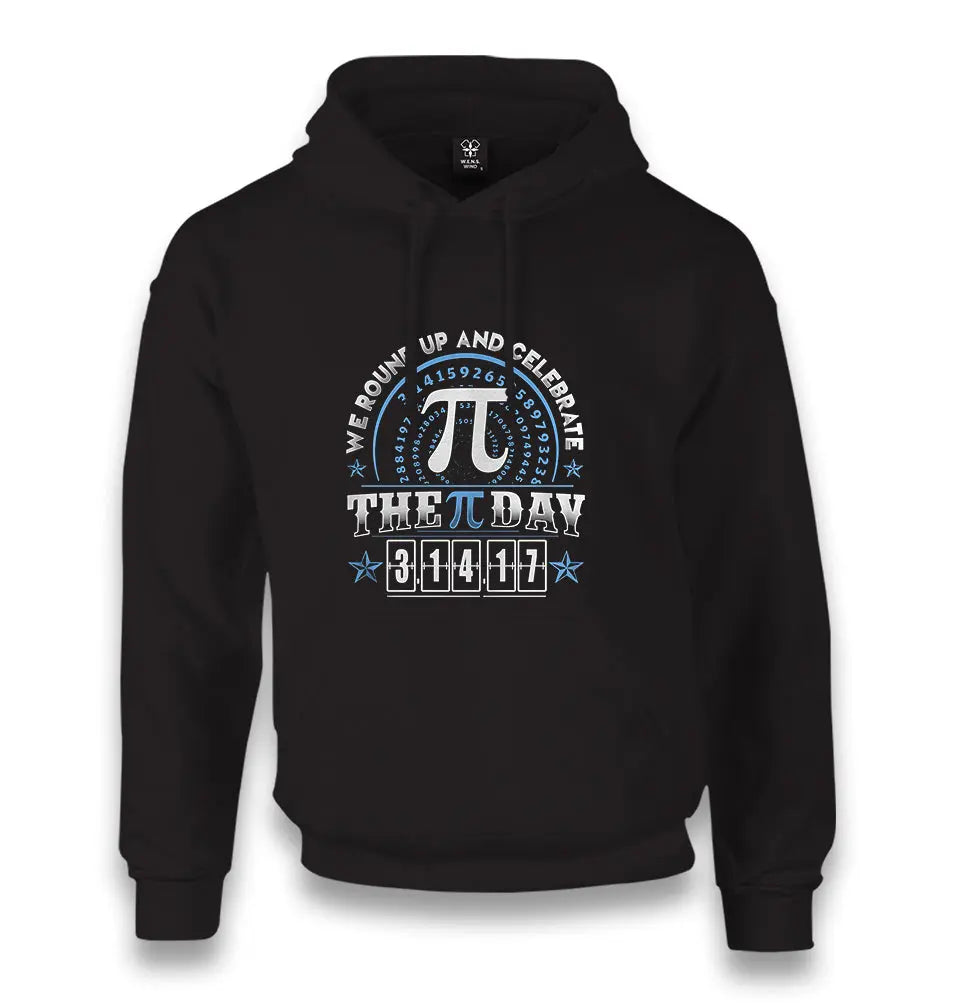 Mathematics - Pi Number XII Unisex Black Hoodie - Premium  from W.E.N.S. WIND - Just 11990! Shop now at W.E.N.S. WIND