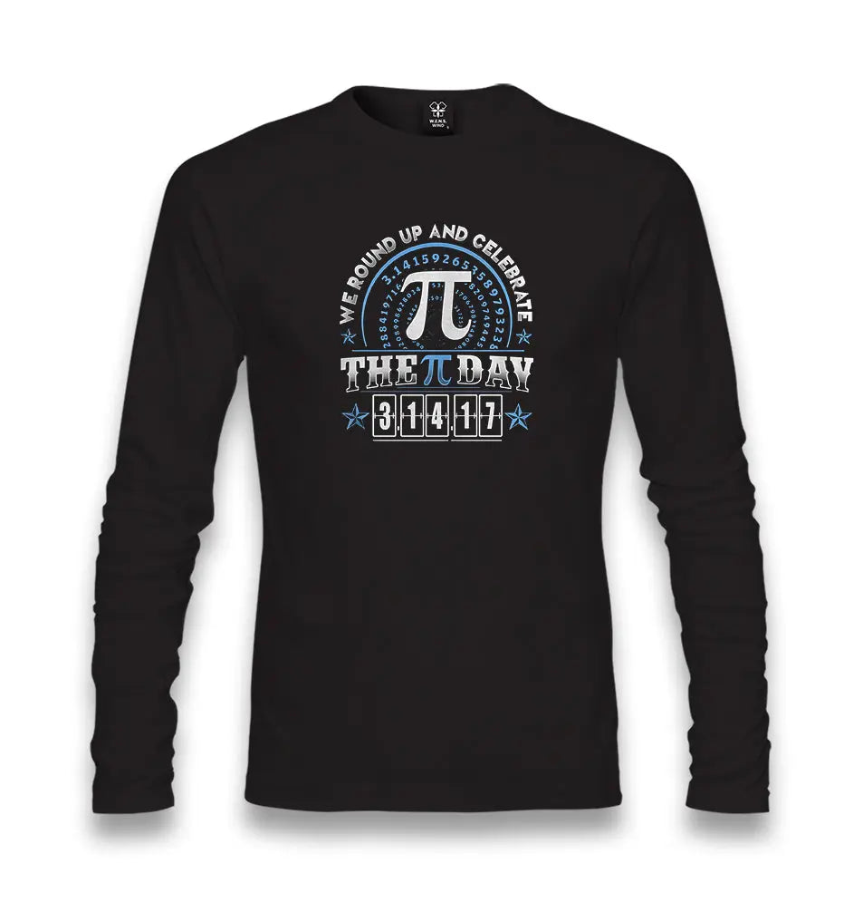 Mathematics - Pi Number XII Unisex Black Longsleeve - Premium  from W.E.N.S. WIND - Just 7990! Shop now at W.E.N.S. WIND