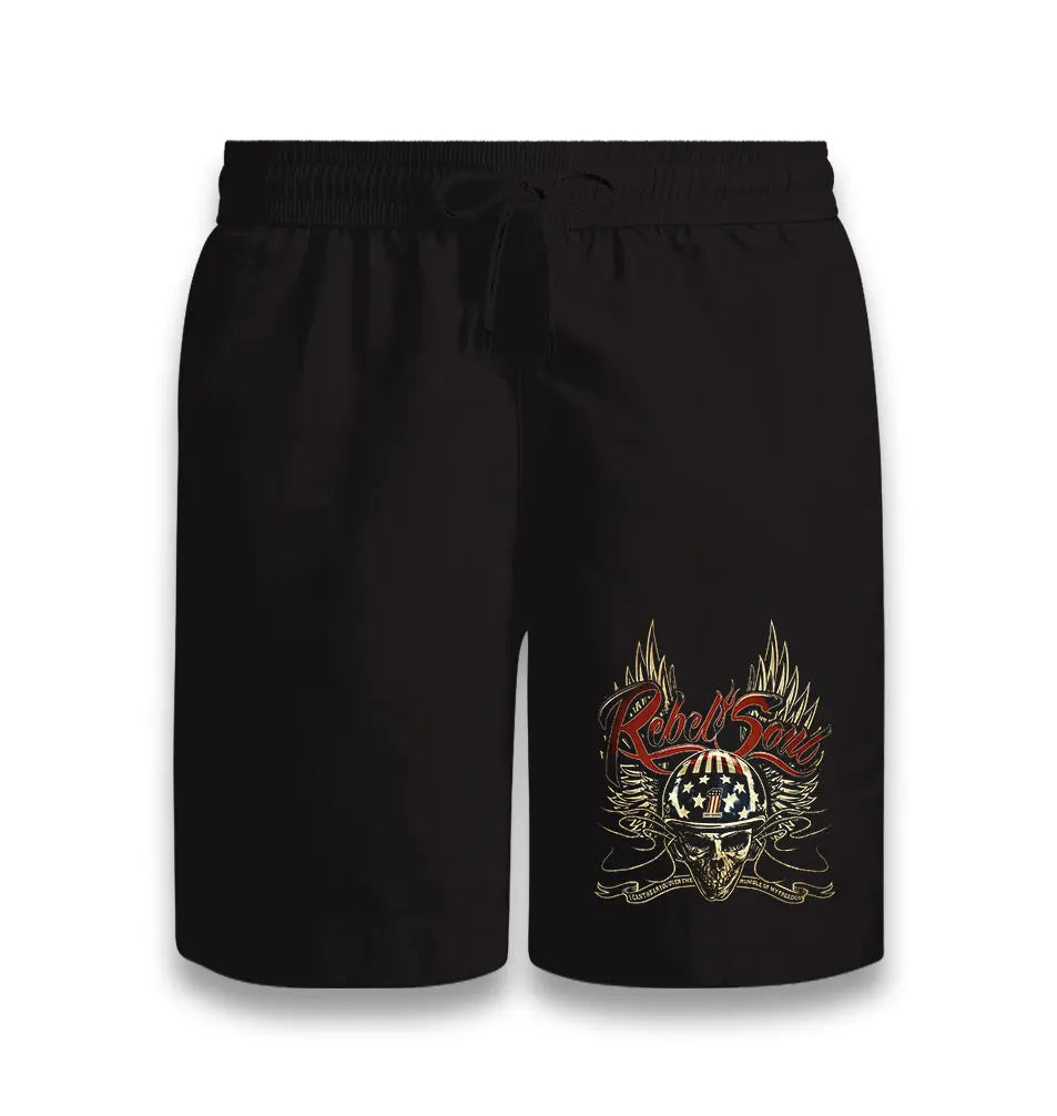 Motorcycle - Rebel Black Shorts - Premium  from W.E.N.S. WIND - Just 7990! Shop now at W.E.N.S. WIND