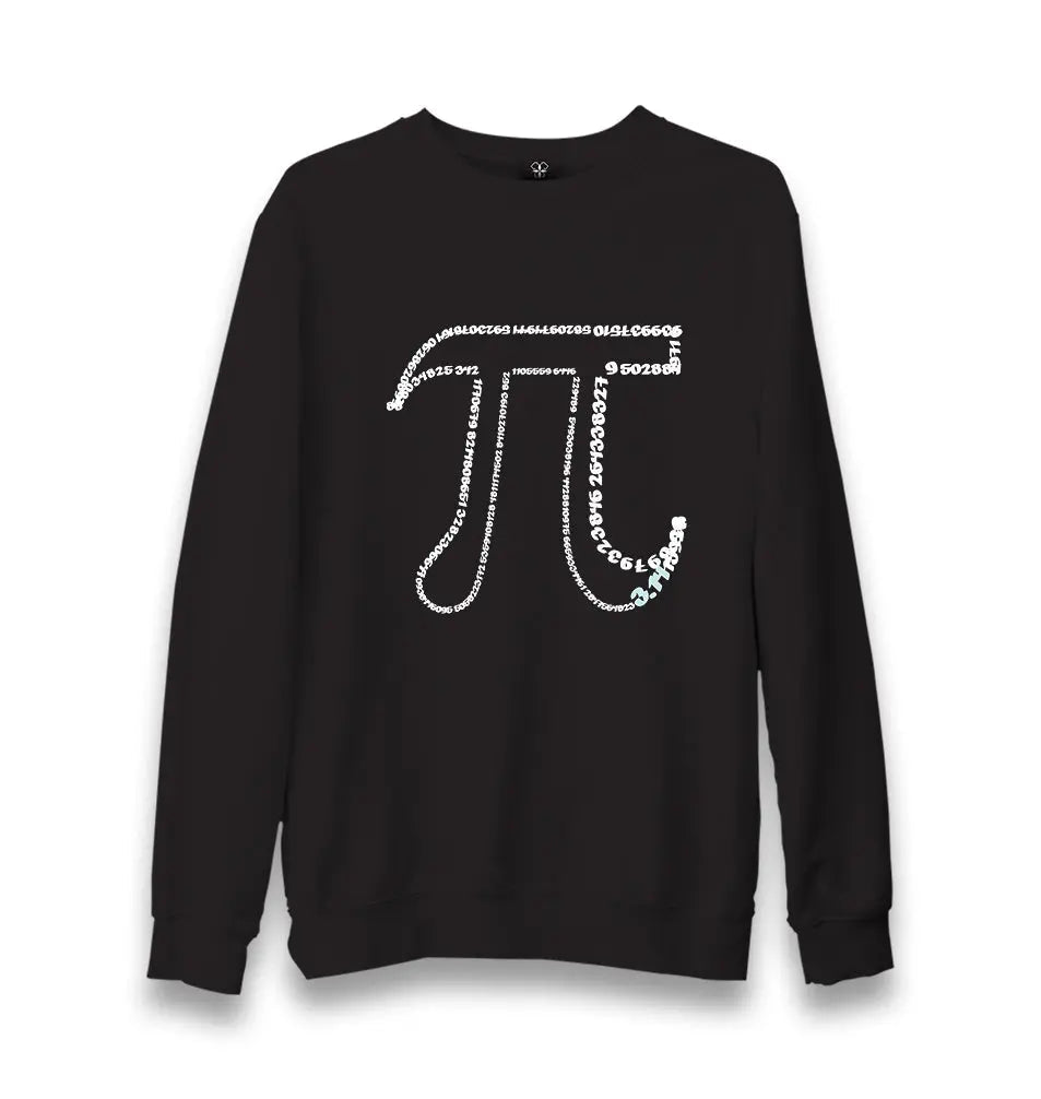 Mathematics - Pi Number XIV Unisex Black Sweatshirt - Premium  from W.E.N.S. WIND - Just 10990! Shop now at W.E.N.S. WIND