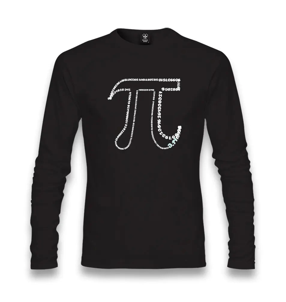 Mathematics - Pi Number XIV Unisex Black Longsleeve - Premium  from W.E.N.S. WIND - Just 7990! Shop now at W.E.N.S. WIND