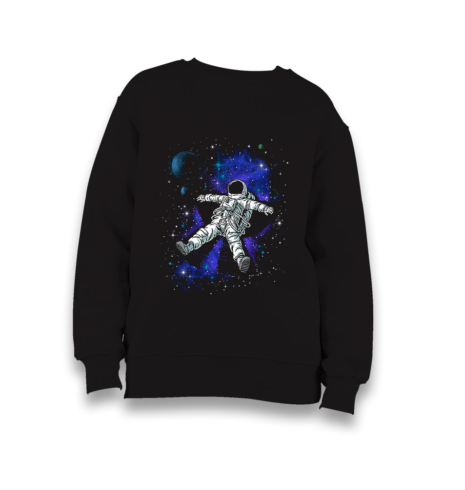 Dreams In Space Kid's Black Sweatshirt - Premium  from W.E.N.S. WIND - Just 7990! Shop now at W.E.N.S. WIND