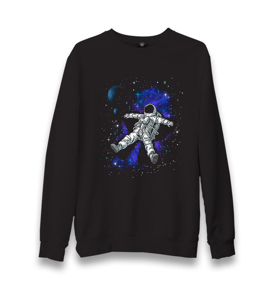 Dreams In Space Unisex Black Sweatshirt - Premium  from W.E.N.S. WIND - Just 10990! Shop now at W.E.N.S. WIND