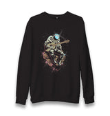 Notes In Space - Guitar Unisex Black Sweatshirt - Premium  from W.E.N.S. WIND - Just 10990! Shop now at W.E.N.S. WIND