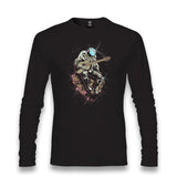 Notes In Space - Guitar Unisex Black Longsleeve - Premium  from W.E.N.S. WIND - Just 7990! Shop now at W.E.N.S. WIND