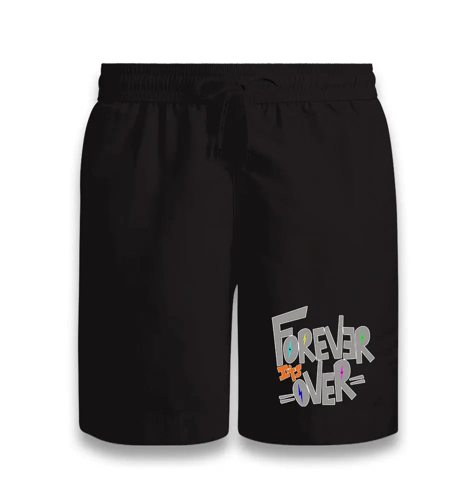 Forever Its Over Black Shorts - Premium  from W.E.N.S. WIND - Just 7990! Shop now at W.E.N.S. WIND