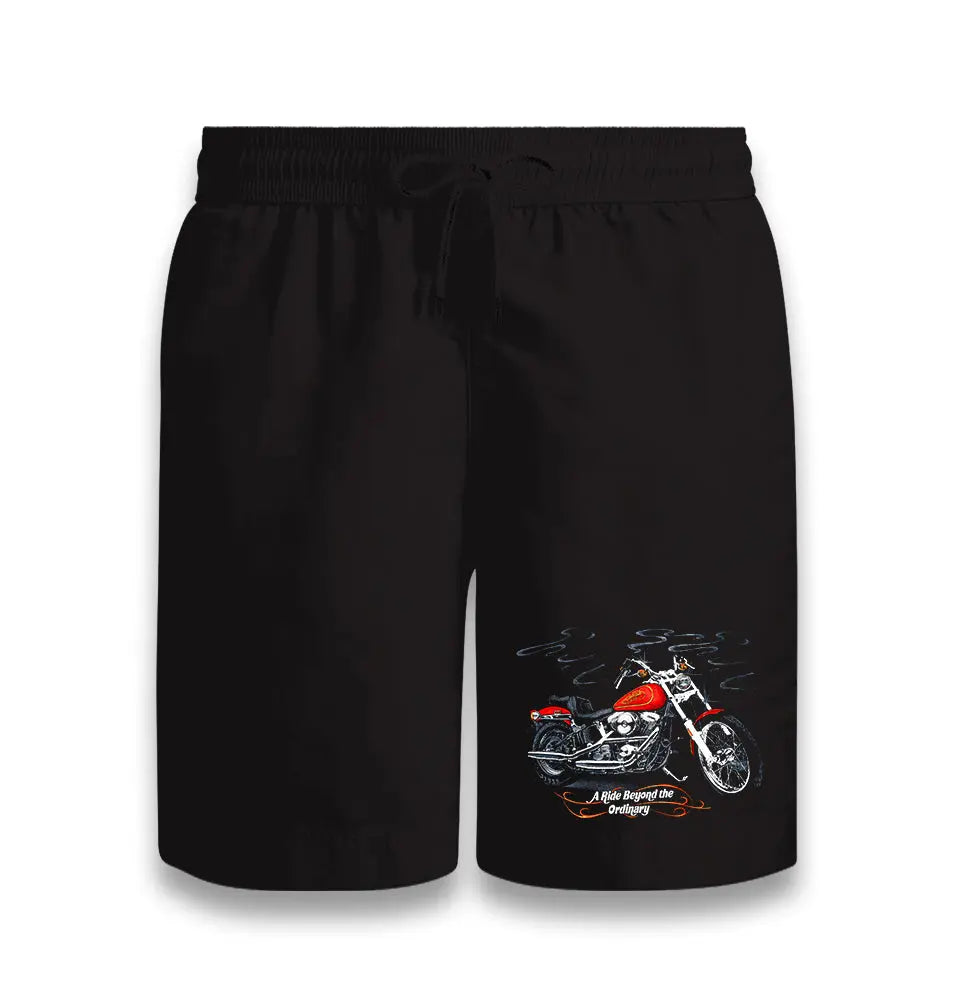 Motorcycle - Ride Extraordinary Black Shorts - Premium  from W.E.N.S. WIND - Just 7990! Shop now at W.E.N.S. WIND