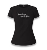 Motorcycle - Live To Ride Women's Black T-shirt - Premium  from W.E.N.S. WIND - Just 6490! Shop now at W.E.N.S. WIND