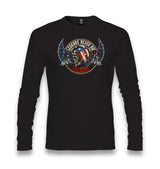 Motorcycle - Born Free Unisex Black Longsleeve - Premium  from W.E.N.S. WIND - Just 7990! Shop now at W.E.N.S. WIND