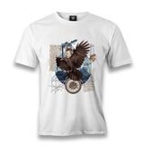 An Eagle Collage Men's White Tshirt - Premium  from W.E.N.S. WIND - Just 6490! Shop now at W.E.N.S. WIND