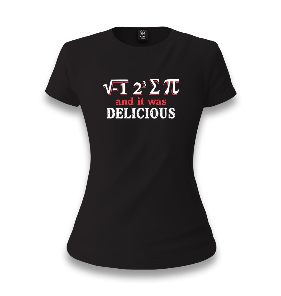 I Ate Some Pi Women's Black T-shirt - Premium  from W.E.N.S. WIND - Just 6490! Shop now at W.E.N.S. WIND