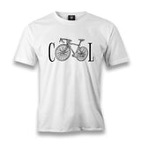 Cool Bicycle Men's White Tshirt - Premium  from W.E.N.S. WIND - Just 6490! Shop now at W.E.N.S. WIND