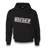 Never Give Up Unisex Black Hoodie - Premium  from W.E.N.S. WIND - Just 11990! Shop now at W.E.N.S. WIND