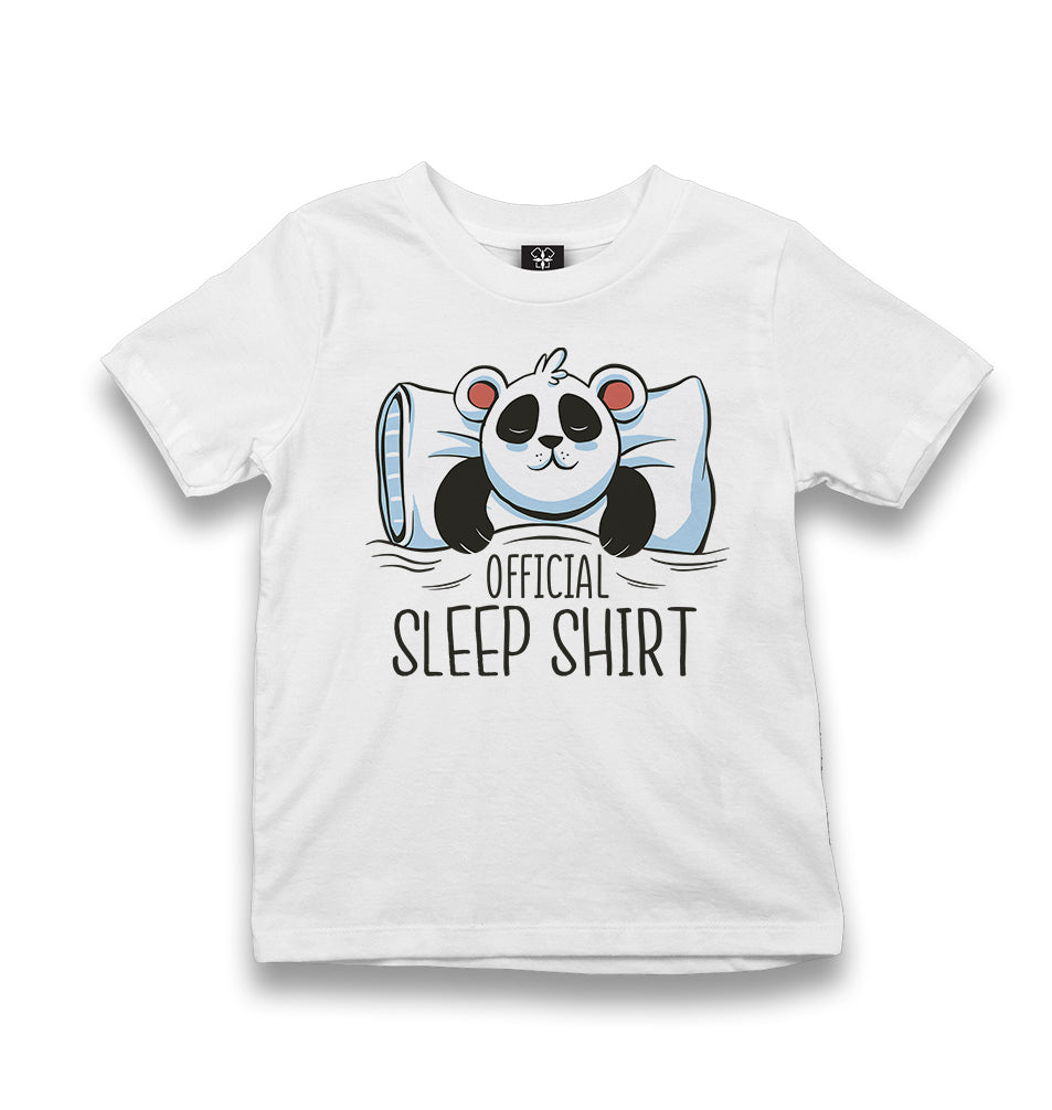 Official Sleep Tshirt Panda Sleeping Kid's White Tshirt - Premium  from W.E.N.S. WIND - Just 5990! Shop now at W.E.N.S. WIND