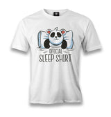 Official Sleep Tshirt Panda Sleeping Men's White Tshirt - Premium  from W.E.N.S. WIND - Just 6490! Shop now at W.E.N.S. WIND