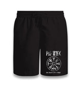 Vikings - North Compass Black Shorts - Premium  from W.E.N.S. WIND - Just 7990! Shop now at W.E.N.S. WIND