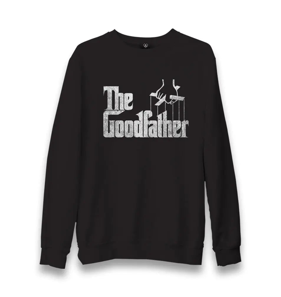 The Goodfather Unisex Black Sweatshirt - Premium  from W.E.N.S. WIND - Just 10990! Shop now at W.E.N.S. WIND