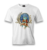 A Frog in front of a Mirror Men's White Tshirt - Premium  from W.E.N.S. WIND - Just 6490! Shop now at W.E.N.S. WIND