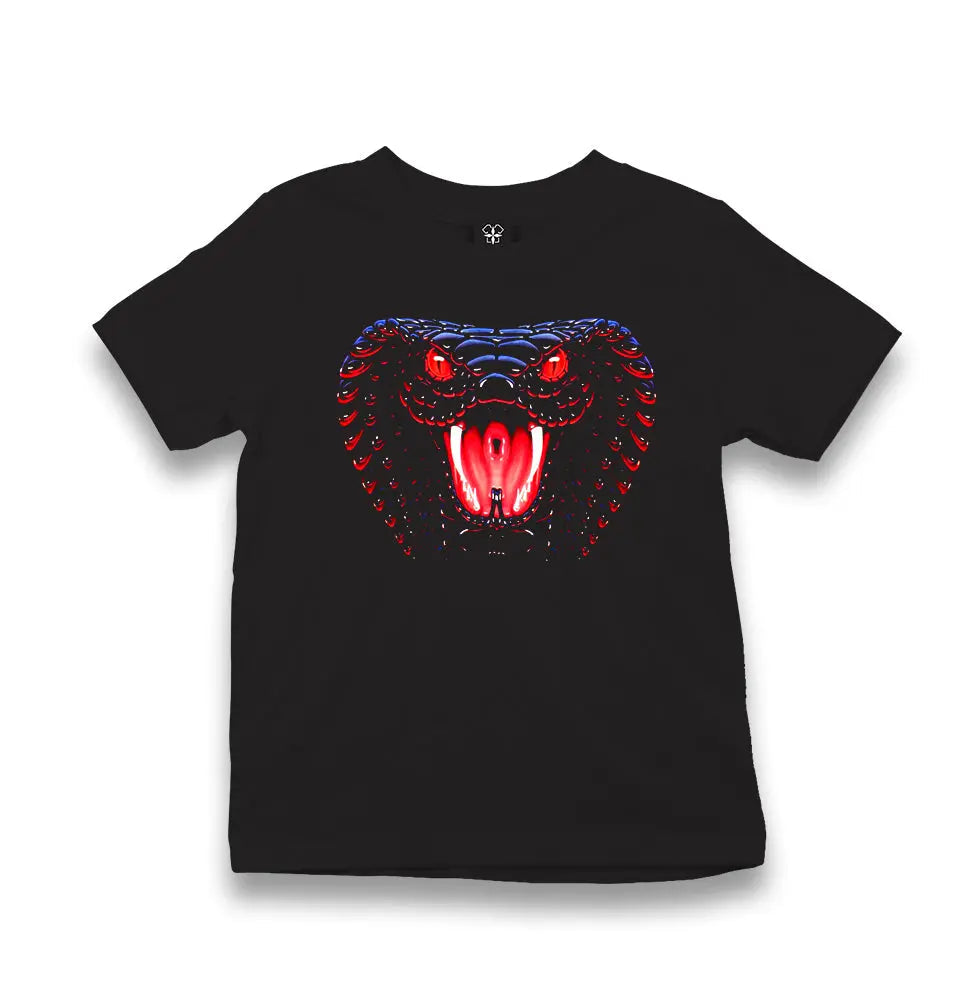 Snake Kid's Black T-shirt - Premium  from W.E.N.S. WIND - Just 5990! Shop now at W.E.N.S. WIND