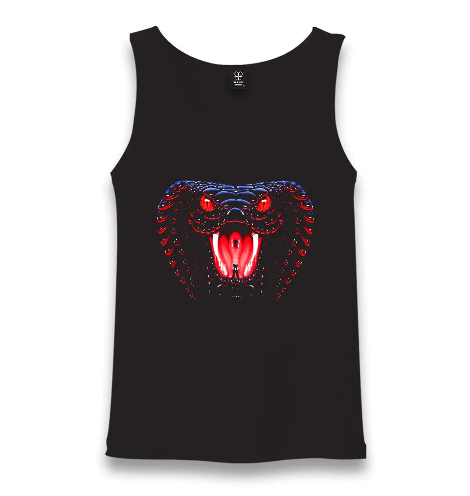 Snake Unisex Black Tank Top - Premium  from W.E.N.S. WIND - Just 6490! Shop now at W.E.N.S. WIND