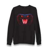 Snake Unisex Black Sweatshirt - Premium  from W.E.N.S. WIND - Just 10990! Shop now at W.E.N.S. WIND
