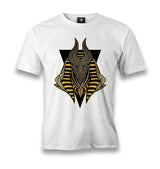 Egyptian God Anubis Men's White Tshirt - Premium  from W.E.N.S. WIND - Just 6490! Shop now at W.E.N.S. WIND