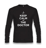 Keep Calm I Am The Doctor Unisex Black Longsleeve - Premium  from W.E.N.S. WIND - Just 7990! Shop now at W.E.N.S. WIND