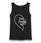 You Complete Me Left - Black Unisex Black Tank Top - Premium  from W.E.N.S. WIND - Just 6490! Shop now at W.E.N.S. WIND