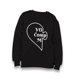 You Complete Me Left - Black Kid's Black Sweatshirt - Premium  from W.E.N.S. WIND - Just 7990! Shop now at W.E.N.S. WIND