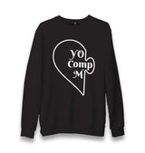 You Complete Me Left - Black Unisex Black Sweatshirt - Premium  from W.E.N.S. WIND - Just 10990! Shop now at W.E.N.S. WIND