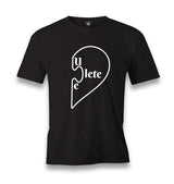 You Complete Me Right - Black Men's Black Tshirt - Premium  from W.E.N.S. WIND - Just 6490! Shop now at W.E.N.S. WIND