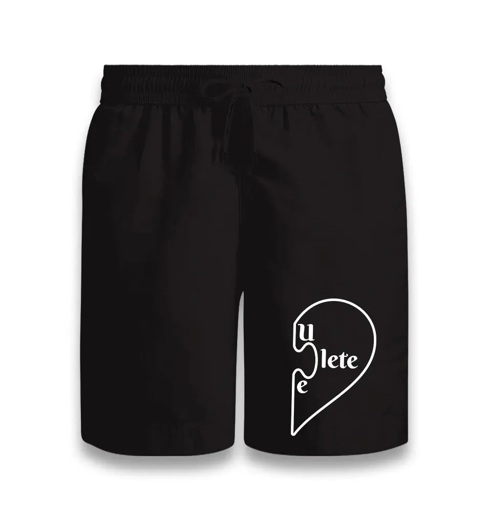 You Complete Me Right - Black Black Shorts - Premium  from W.E.N.S. WIND - Just 7990! Shop now at W.E.N.S. WIND