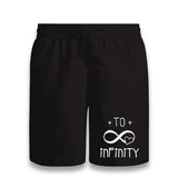 To Infinity Black Shorts - Premium  from W.E.N.S. WIND - Just 7990! Shop now at W.E.N.S. WIND