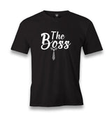 The Boss Men's Black Tshirt - Premium  from W.E.N.S. WIND - Just 6490! Shop now at W.E.N.S. WIND